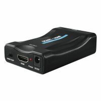 Hama 00121775 - 1920 x 1080 pixels - 1920 x 1080 pixels - 1080p - NTSC 3.58,NTSC 4.43,PAL,PAL M,PAL N,SECAM - Passive video converter - Black