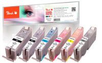 Peach PI100-312 - Dye-based ink - Photo black - Photo cyan - Photo gray - Photo magenta - Photo yellow - Canon - Multi pack - Canon Pixma IP 8700 Series Canon Pixma IP 8750 - 23 ml