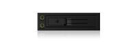 ICY BOX IB-166SSK-B - HDD enclosure - 3.5" - SAS - Serial ATA III - Hot-swap - Black