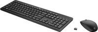 HP Inc. HP Tastatur 235 Tastatur/Maus-Set Kabellos wie 1Y4D0AA#ABD (1Y4D0UT#ABD)