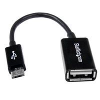 STARTECH.COM 5in Micro USB to USB OTG Host Adapter M/F (UUSBOTG)