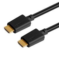 TECHLY HDMI 10K 8K 4K Video Kabel fuer Aufloesungen bis zu 10240x4320 SCHWARZ 2 Meter (ICOC-HDMI21-8