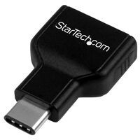 StarTech.com USB-C to USB-A Adapter - M/F - USB 3.0 - USB C 3.0 - USB A 3.0 - Black