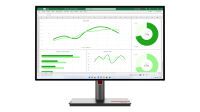 Lenovo ThinkVision P27q-30 - 68.6 cm (27") - 2560 x 1440 pixels - Quad HD - LED - 6 ms - Black