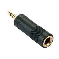 Lindy 35621 - 3.5mm - 6.3mm - Black