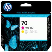 HP 70 Magenta and Yellow DesignJet Printhead - HP DesignJet Z2100 - Z3100 and Z3200 Photo Printer series - Inkjet - Magenta - Yellow - C9406A - Singapore - 143 mm