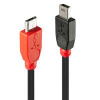 LINDY USB 2.0 Kabel Typ Micro-B/Mini-B M/M OTG 1m (31718)