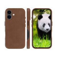 dbramante Roskilde Leder-Case mit MagSafe für iPhone 16, braun