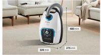 Bosch BGB 75XSIL ProSilence Serie 8, weiß Staubsauger -Boden-