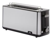 BRAUN Langschlitztoaster PurShine HT 1610 BK schwarz