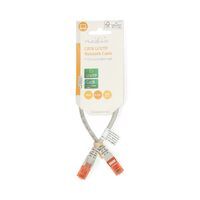 Nedis CAT6-Netzwerkkabel / RJ45 Stecker / RJ45 Stecker / U/UTP / 0.25 m / Rund / PVC / Grau / Label