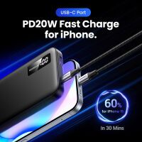 UGREEN 10000mAh Two-way Fast Charging Powerbank Black Mobile Stromversorgung