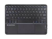 CONCEPTRONIC 10" Wireless Tastatur BT5.4   Layout US schwarz (TOBIN01BUS)