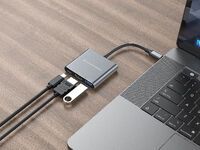 Conceptronic DONN18G 3-in-1 Dockingstation Datenverteiler/Umschalter