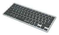 IC Intracom Ultra Slim Dual-Mode Kabellose Funktastatur Dt. QWERTZ-Layout Bluetooth 3.0 und 2 - Keyboard - QWERTZ