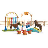 Schleich Farm World        42481 Pony Agility Training Schleich