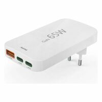 HAMA 2X USB-C, 1X USB-A, PD, 65W WS (SCHNELLLADEGERÄT  FL)