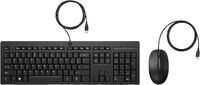 HP Inc. HP Tastatur+Maus 225 Set Kabelgebunden Schwarz (AX2Y7AA#ABD)