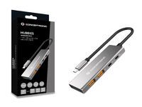 Conceptronic HUBBIES15G 4-Port USB 3.2 Gen-2 Hub, 10Gbps Datenverteiler/Umschalter