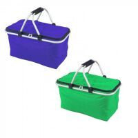 Einkaufskorb farbig sortiert