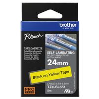 Brother TZe-SL651 - PT-D800W PT-E550WVP PT-P900W PT-P950NW - Black - Yellow - 2.4 cm - 8 m - Blister