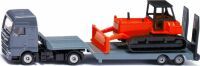 SIKU 1762 MAN Lkw mit Planierraupe