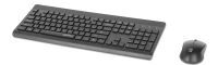 MANHATTAN Funk-Tastatur-Maus-Set MWK7350 schwarz (180771)