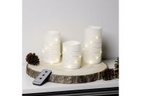 HI LED Wachskerzen 3er Set