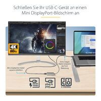 StarTech.com USB C to Mini DisplayPort Adapter 4K60Hz - Cable - Digital
