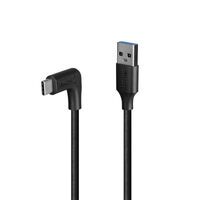 LINDY 0.5m USB 3.2 Typ A an C Kabel 90 Grad gewinkelt (32012)