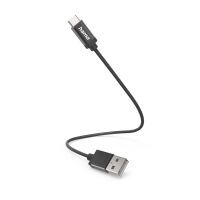 HAMA LADEKAB USBA/USBC 0,2 M NYL SW (USB-KABEL)