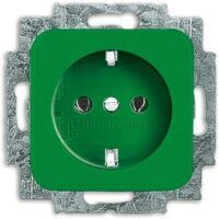 BUSCH JAEGER Busch-Duro 2000 SI - Type F - 2P+E - Green - IP20 - 250 V - 16 A