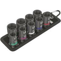 Wera 05004580001 - Socket set - 1/2" - Metric - 9 head(s) - 13,14,15,16,17,18,19,20,21 mm - 230 mm
