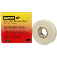 3M Glasgewebe-Elektroband 69 19mm x 3 Weiss ET6919X33
