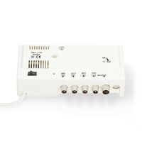 Nedis CATV-Verstärker / Verstärkung dBi (bei Antennenkabel): 20 dB / 47 - 694 MHz / Anzahl der Ausgänge: 4 / Verstärkungsregelung / Weiss
