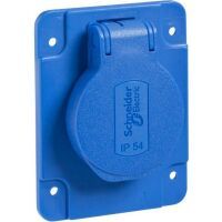 Schneider Electric SCHUKO IP44 65X85MM BLAU (PKS61B)