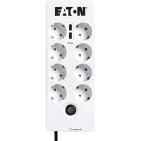 Eaton Protection Box 8 Tel@ USB DIN - 8 AC outlet(s) - Type F - 220 - 250 V - 50/60 Hz - 10 A - 2500 W