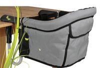 ToyToyToy, Kinder Tischsitz inkl. Tragetasche, 45x35x28cm, grau/schwarz, TC-102