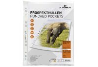 DURABLE Prospekthüllen A4 Business 0,05mm 10 Stück glasklar (266219)