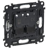 Legrand Netzwerkdose Valena Life Allure Schwarz 753049