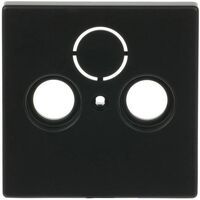 BUSCH JAEGER 1743-885 - Black - Matte - Conventional - Busch-Jaeger - 0230-0-0250 - SAT + TV + Radio