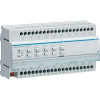 Hager TXM620D - Blind/shutter actuator - DIN rail-mounted - 20 channels - White - 230 V - 50/60 Hz