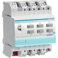 Hager SCHALT/JALOUSIEAUSG KNX 6F.16A (TYA606D)