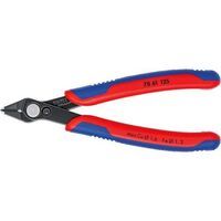 KNIPEX 78 61 125 - Diagonal pliers - 9 mm - 1.6 mm - Steel - Plastic - Blue - Red
