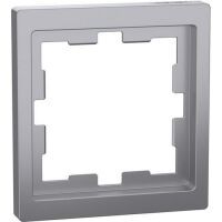 MERTEN D-Life Rahmen 1f Edelstahl MEG4010-6536