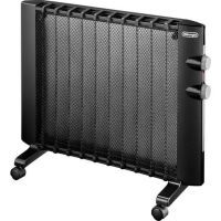 De Longhi HMP 1000 - Radiator - Wall - Floor - Black - 2000 W - 1000 W - 60 m³