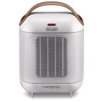De Longhi Capsule HFX30C18.IW - Fan electric space heater - Ceramic - CE - Indoor - Desk,Floor,Table - Brown,White