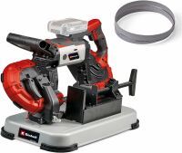 Einhell Akku-Bandsäge TE-MB 18/127 U Li-Solo Power X-Change (18 V, 115 mm Schnitthöhe, 127 mm Schnittbreite, Untergestell, LED-Licht, inkl. 2x Sägeband, ohne Akku)