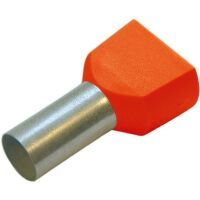 Multipack Haupa TWIN-ADERENDHÜLSE 0,5/8 ORANGE (273350) - 100 Stück