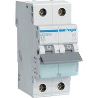Hager LS-SCHALTER 1P+N 16A-C 6KA2PLE (MCN516)